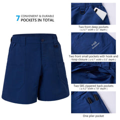 Men's 6in Quick Dry Water Resistant UPF 50+ Shorts FP03M - Bassdash