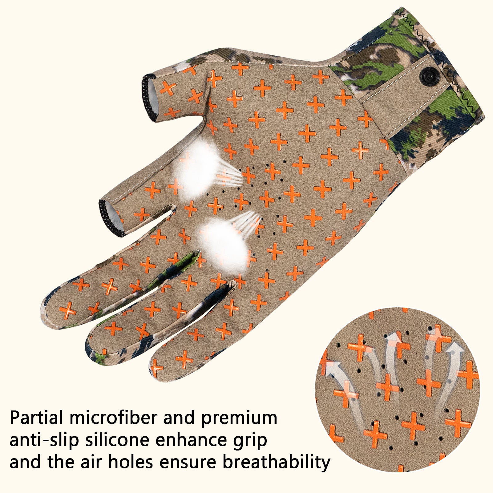 Unisex Fingerless Early Season Hunting Gloves HG03