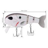 Topwater Floating Bass Fishing Lures Swimbait 4.9” 1-3/4 oz