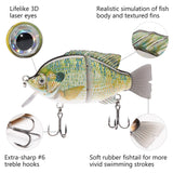 SAVAWADE Wake Baits Bluegill Swimbait 4.1in 1-1/8 oz