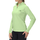 Women’s UPF 50+ Long Sleeve Hoodie Half Zip Shirt