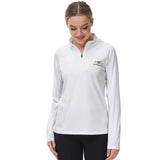 Women’s UPF 50+ Long Sleeve Hoodie Half Zip Shirt