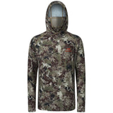 Men's UPF 50+ Long Sleeve Hunting Hoodie with Mask FS06M - Bassdash
