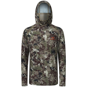 Men's UPF 50+ Long Sleeve Hunting Hoodie with Mask FS06M - Bassdash