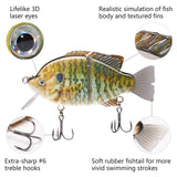 SAVAWADE Wake Baits Bluegill Swimbait 4.1in 1-1/8 oz