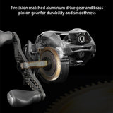 Bassdash Spiritfox Low Profile Baitcasting Fishing Reel Ultra Lightweight for Finesse Lures and Weightless Plastics