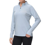 Women’s UPF 50+ Long Sleeve Hoodie Half Zip Shirt