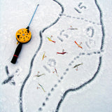 Ice Fishing Lures for Bass Perch Walleye Pike