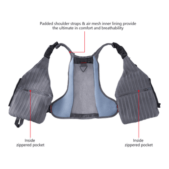 Bassdash Multi Pocket Fishing Vest FV12 - Bassdash