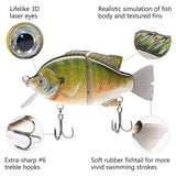 SAVAWADE Wake Baits Bluegill Swimbait 4.1in 1-1/8 oz