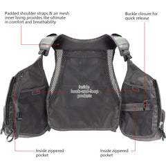 FV07 Fishing Vest for Men Women - Bassdash