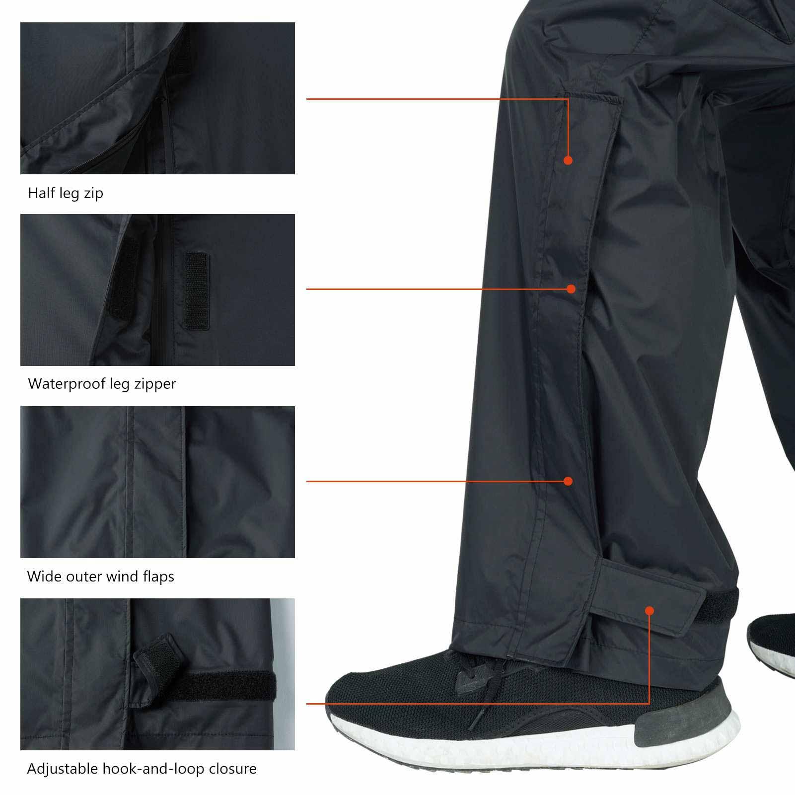 Carhartt Storm Defender Waterproof Rain Pants - Black — Dave's New York