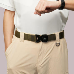 Men’s Tactical Belt with Quick Release Buckle - Bassdash