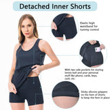 Women's UPF 50+ Tank Dress with Drawstring Waist LB08W - Bassdash