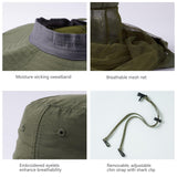 UPF 50+ Mosquito Sun Hat with Neck Flap