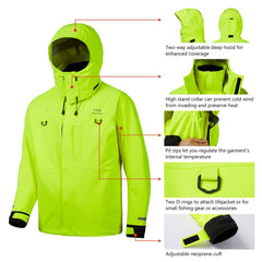Mens's Valor Breathable Waterproof Fishing Jacket - Bassdash