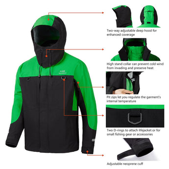 Mens's Valor Breathable Waterproof Fishing Jacket - Bassdash