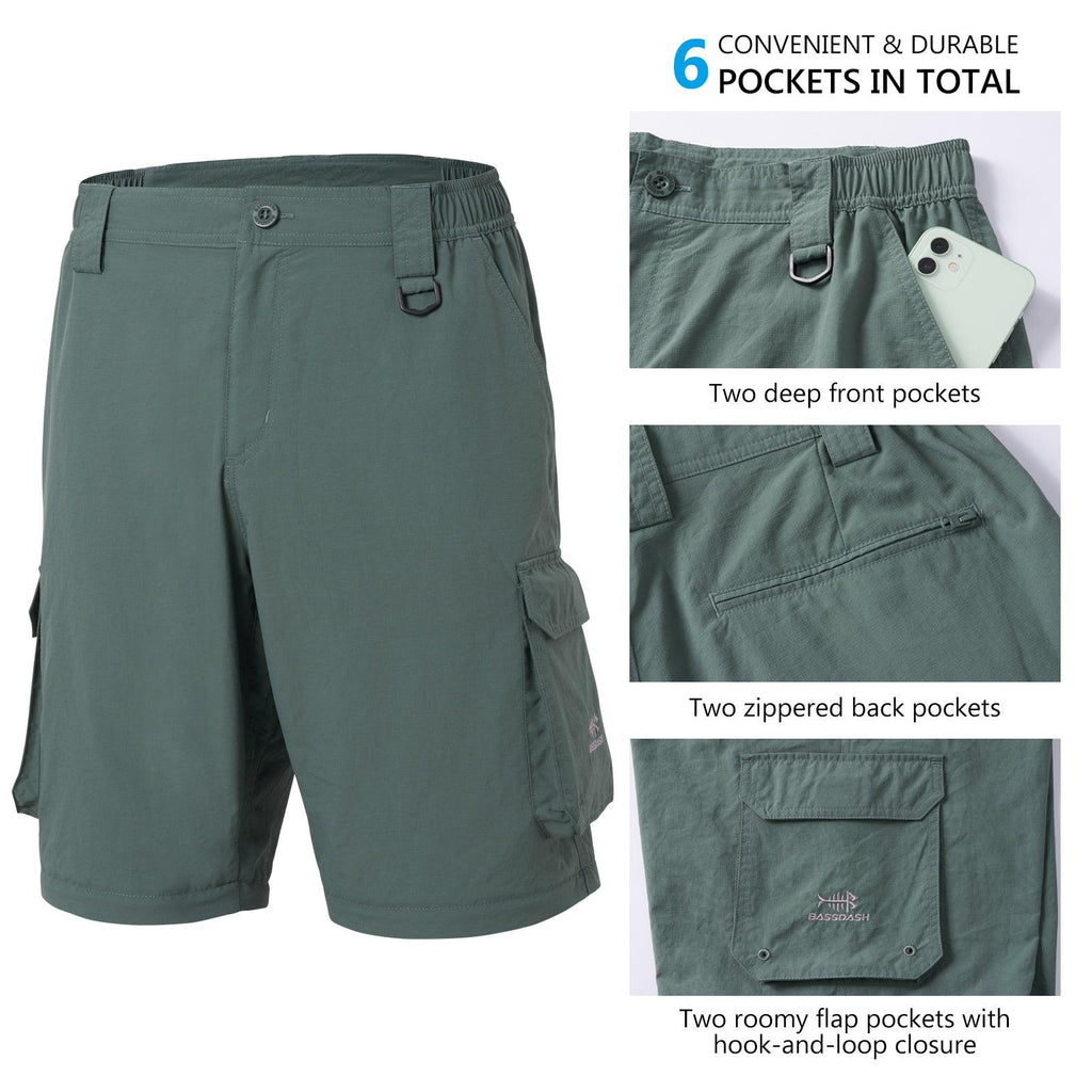 Men's Fishing Pants with Zip Off Legs