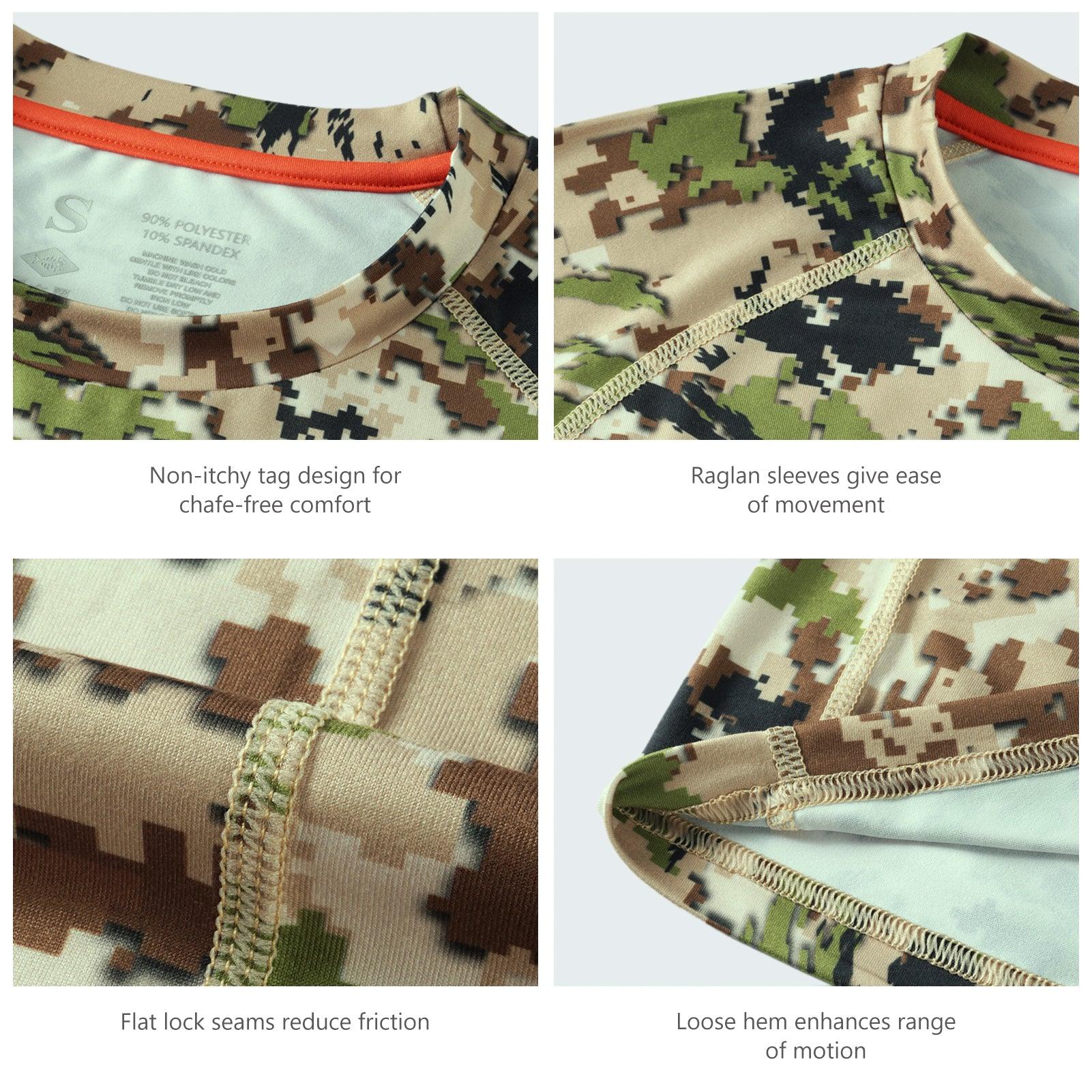 Men's UPF 50+ Hunting Fishing Shirt FS22M - Bassdash