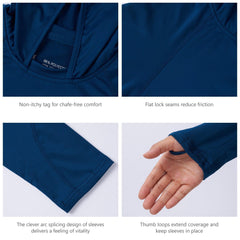 Youth UPF50+ Long Sleeve Fishing Hoodie Shirt FS03Y - Bassdash