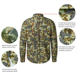 Men’s UPF 50+ Long Sleeve Button Down Hunting Shirt FS23M - Bassdash