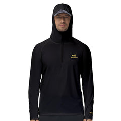 Men's UPF 50+ 1/4 Zipper Fishing hoodie Shirts FS24M - Bassdash