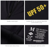 Men's UPF 50+ 1/4 Zipper Fishing hoodie Shirts FS24M