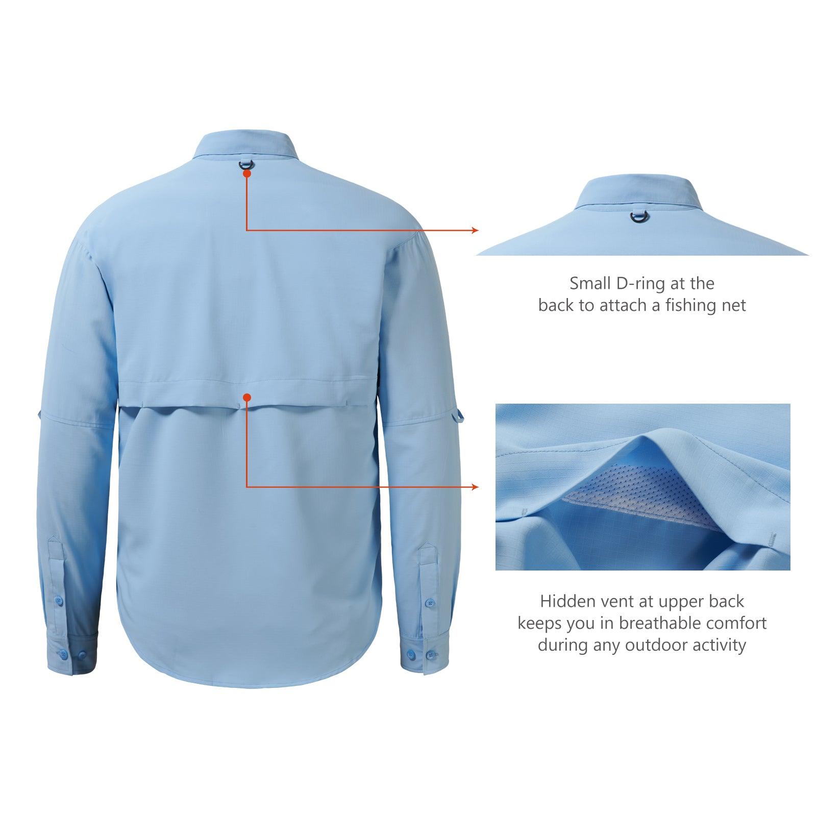 Long Sleeve Breathable and Vented Fishing Shirts