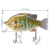 SAVAWADE Wake Baits Bluegill Swimbait 4.1in 1-1/8 oz