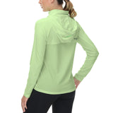 Women’s UPF 50+ Long Sleeve Hoodie Half Zip Shirt