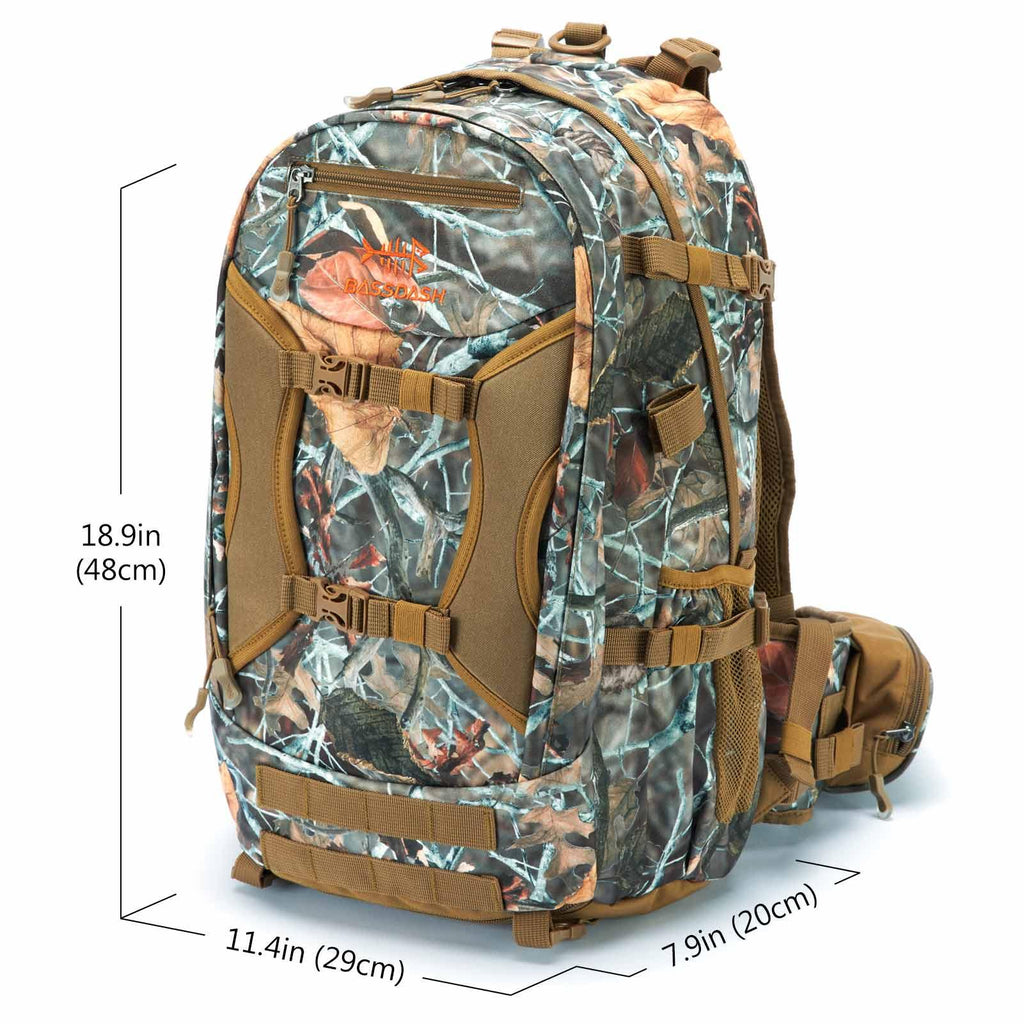 Hunting Backpack with Bow Rifle Holder HP01 Bassdash