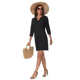 Lightbare Women's UPF50+ 3/4 Sleeve Dress LB04W