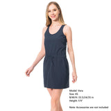 Women's UPF 50+ Tank Dress with Drawstring Waist LB08W - Bassdash