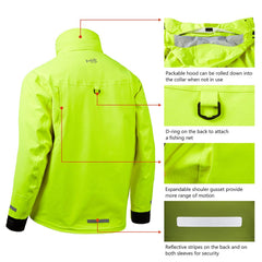 Mens's Valor Breathable Waterproof Fishing Jacket - Bassdash