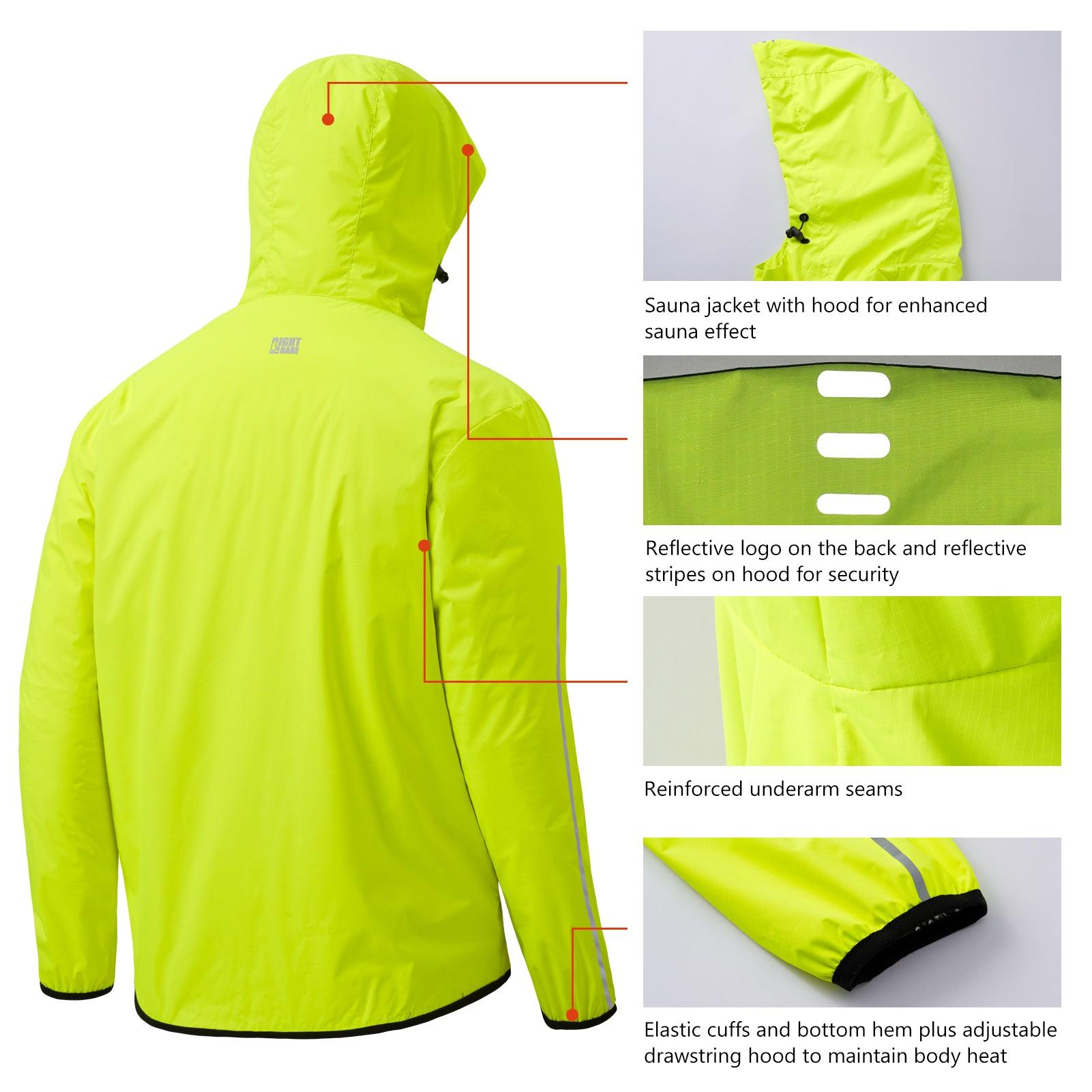 Lightbare Men's Ripstop Sauna Jacket