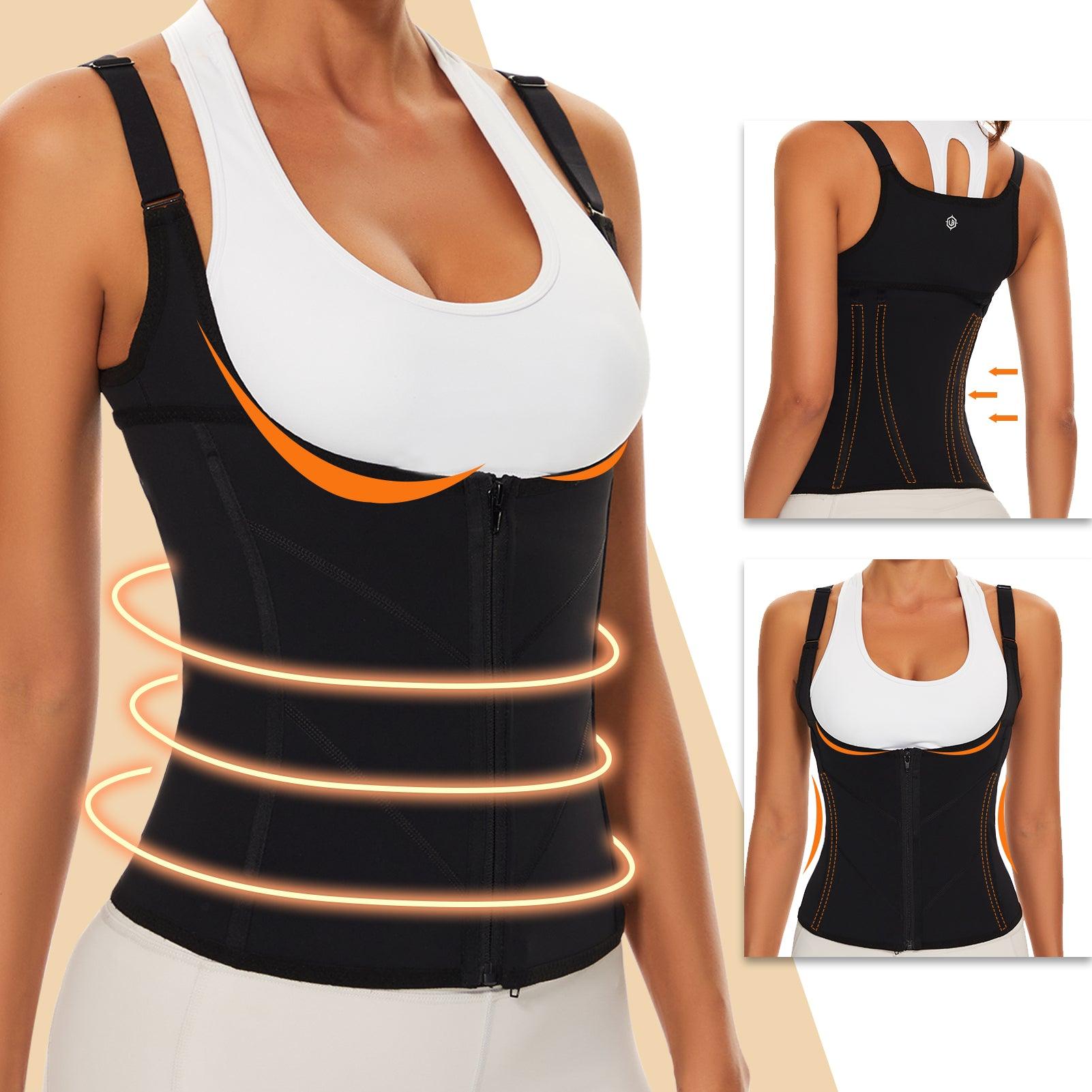 4 row hooks Sauna Seat Corset waist trainer for women lower belly