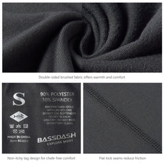 Men's Lightweight Thermal Base Layer Bottom FS19M - Bassdash