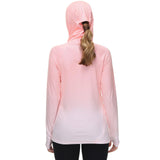 Women's UPF 50+ Fishing Hoodies with Face Mask Thumb Holes FS23W