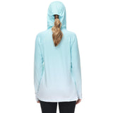 Women's UPF 50+ Fishing Hoodies with Face Mask Thumb Holes FS23W