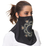 UPF 50+ Bandana with Adjustable Earloops Sun Protection Neck Gaiter