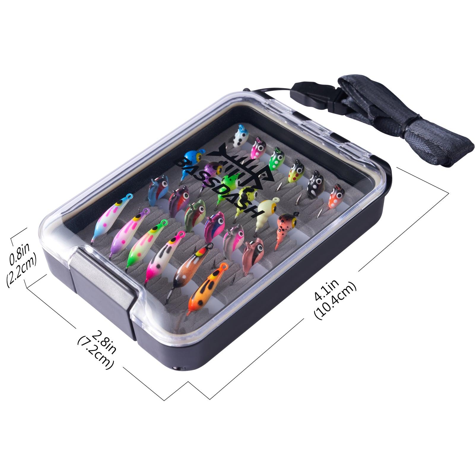 Ice Fishing Jigs for Panfish Walleye Sunfish Winter Ice Jigging Tackle  Accessories Box Colorful Lead Jig Heads Glow Jigs for Ice Fishing - China Fishing  Tackle and Fishing Lure price