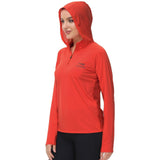 Women’s UPF 50+ Long Sleeve Hoodie Half Zip Shirt