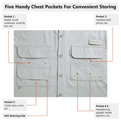 Men's UPF 50+ Short Sleeve Button Down - Bassdash