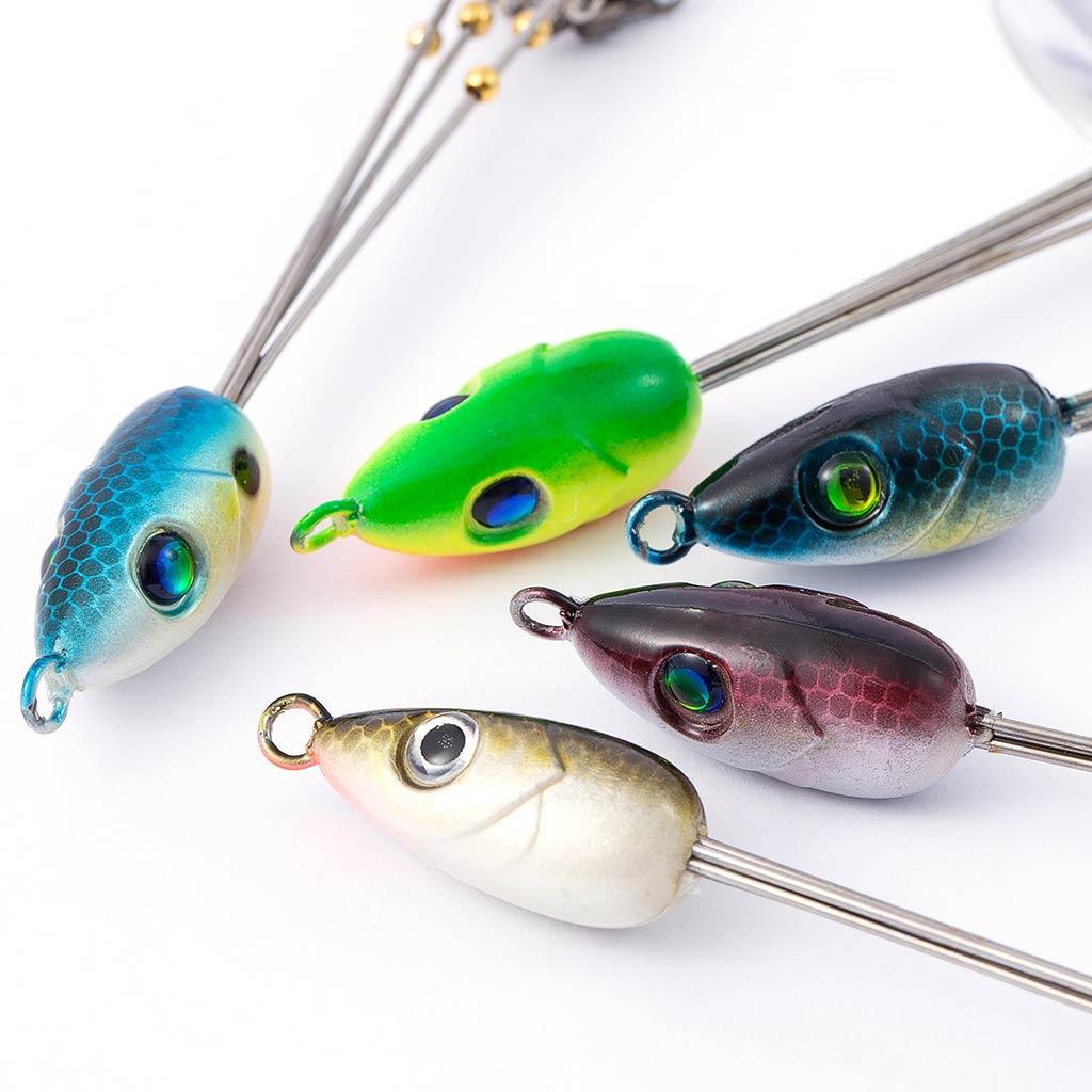 alabama bass fishing lures Bassdash Umbrella Alabama Fishing Rig with 5 Arms 0.63oz, 3-Pack