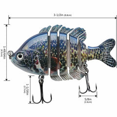 SwimPanfish Hard Swimbait 3.5in/0.85oz - Bassdash