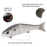 SwimShad Glide Baits Single-Jointed Hard Fishing Lure - Bassdash