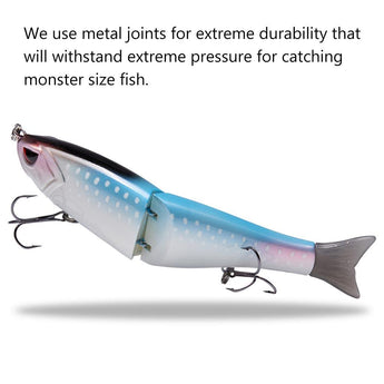SwimShad Glide Baits Single-Jointed Hard Fishing Lure - Bassdash