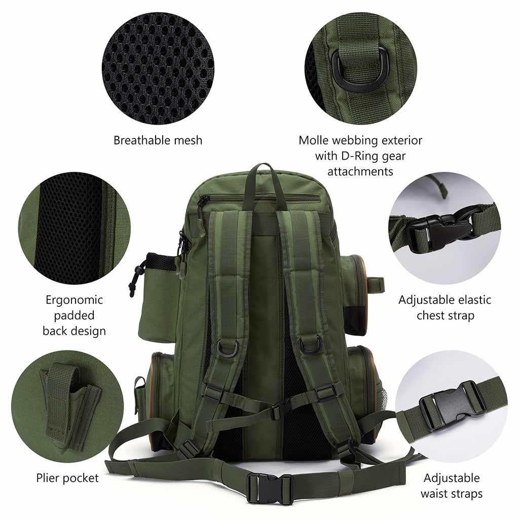 Fishing Accessories Bassdash Bag Tackle Backpack Lightweight Tactical Box  Multifunctional 231017 From Daye09, $26.44