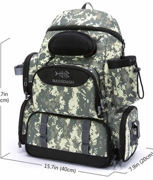 Water Resistant Tackle Backpack [3600] Tactical Bag - Bassdash