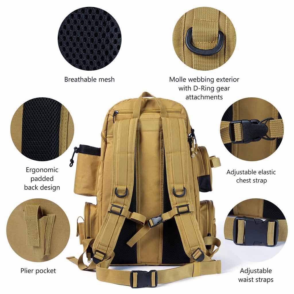 Fishing Accessories Bassdash Bag Tackle Backpack Lightweight Tactical Box  Multifunctional 231017 From Daye09, $26.44